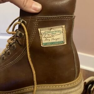 Weinbrenner Mens Ultimate Wading Fishing Boots Gary Borger Brown 6 Felt Bottoms